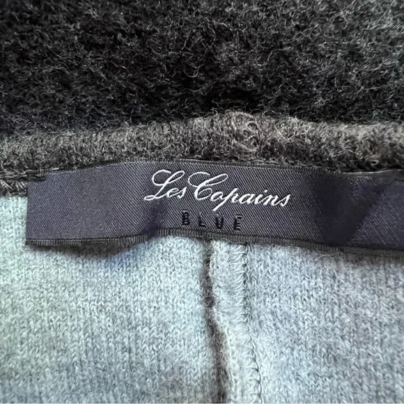 Les Copains Blue Wool Shift Dress Dark Charcoal Gray Size 44 IT Les Copains Blue Wool Shift Dress Dark Charcoal Gray Size 44 IT